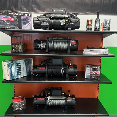 winches in Richmond, VA on the shelf at 4-Wheel Drive Specialty Co.